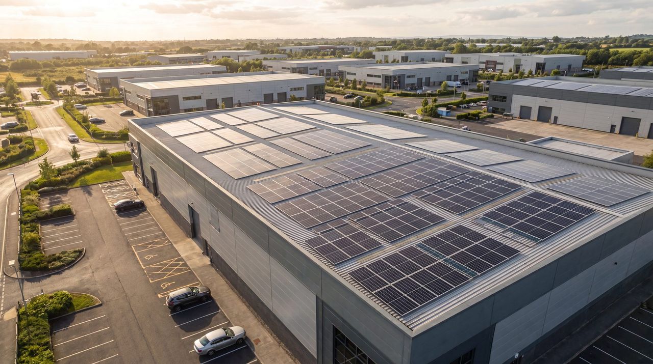 EGR commercial rooftop solar installation